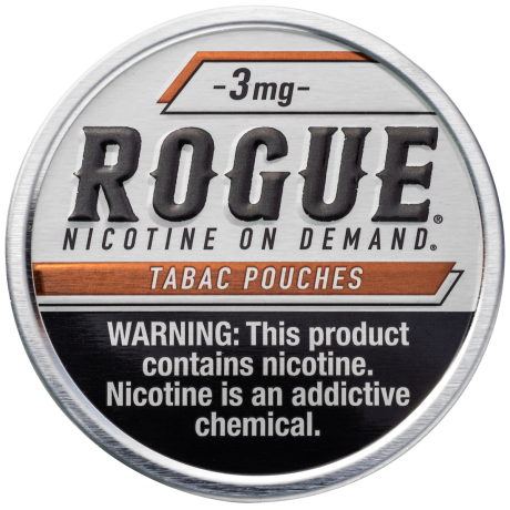 Rogue Tabac 3MG Nicotine Pouches Rogue Tabac 3MG Nicotine Pouches