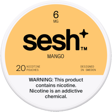Sesh+ Mango 6mg Nicotine Pouches