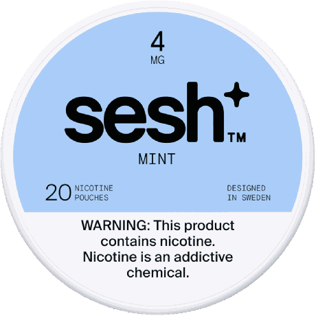 Sesh+ Mint 4mg Nicotine Pouches