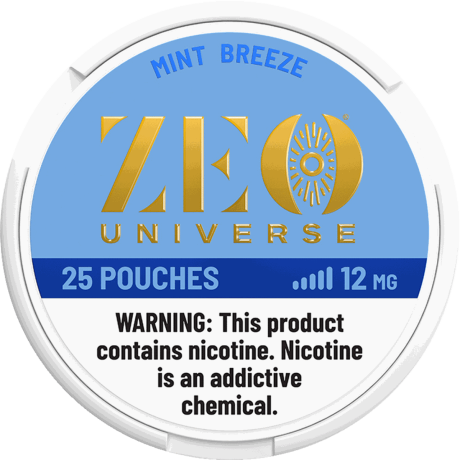 ZEO Universe Mint Breeze 12mg Nicotine Pouches