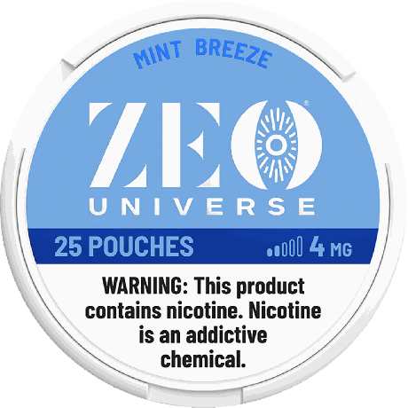 ZEO Universe Mint Breeze 4mg Nicotine Pouches