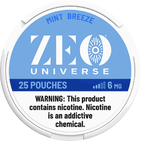 ZEO Universe Mint Breeze 6mg Nicotine Pouches