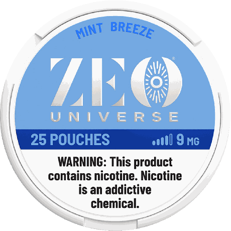 ZEO Universe Mint Breeze 9mg Nicotine Pouches