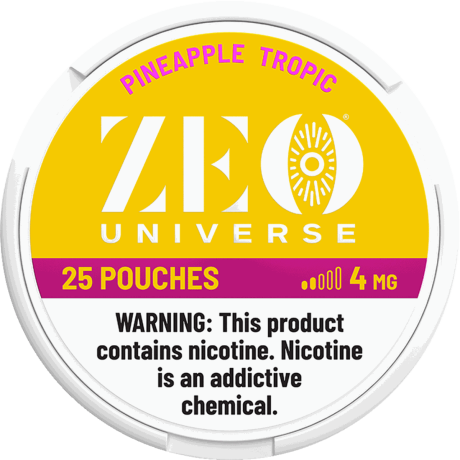 ZEO Universe Pineapple Tropic 4mg Nicotine Pouches