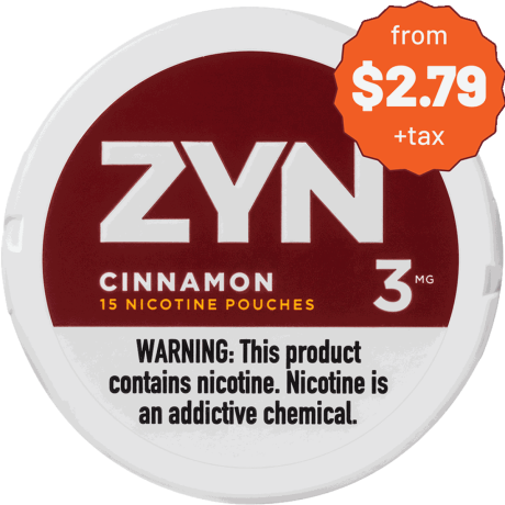ZYN Cinnamon 3MG Nicotine Pouches