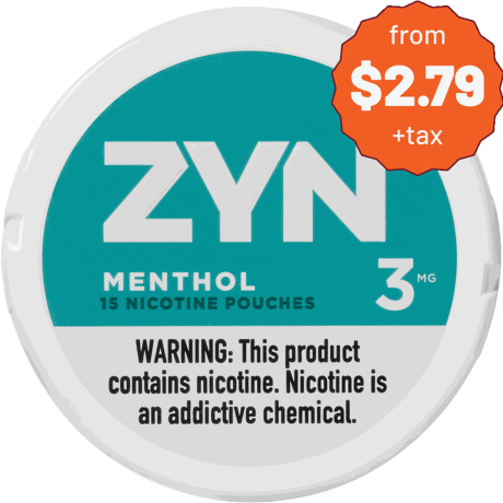 ZYN Menthol 3MG Nicotine Pouches