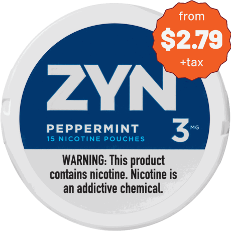 ZYN Peppermint 3MG Nicotine Pouches
