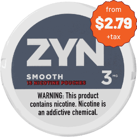ZYN Smooth 3MG Nicotine Pouches