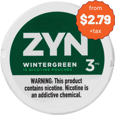 ZYN Wintergreen 3MG Nicotine Pouches