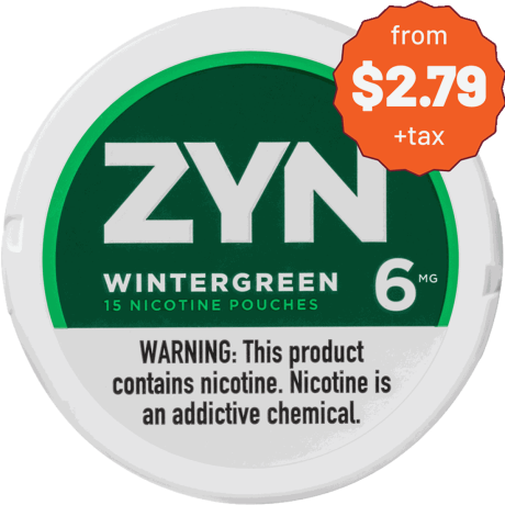 ZYN Wintergreen 6MG Nicotine Pouches