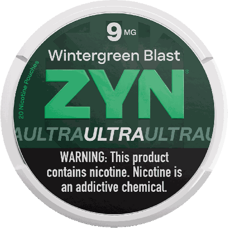 ZYN Ultra Wintergreen Blast 9mg ZYN Ultra Wintergreen Blast 9mg