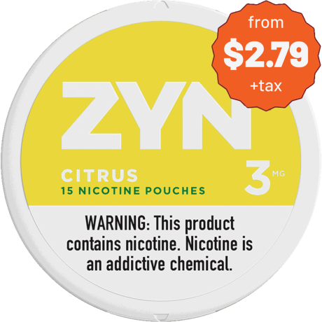 ZYN Citrus 3MG Nicotine Pouches