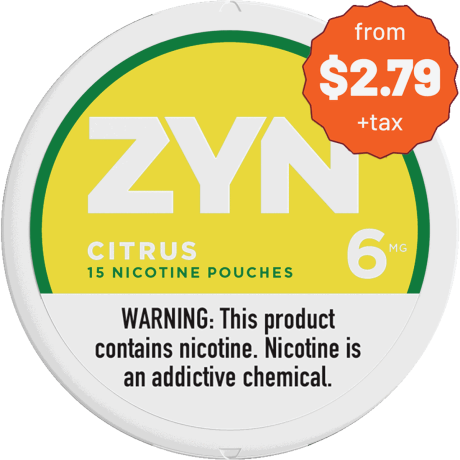 ZYN Citrus 6MG Nicotine Pouches