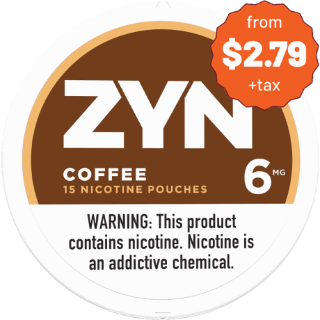 ZYN 6mg Coffee Nicotine Pouches