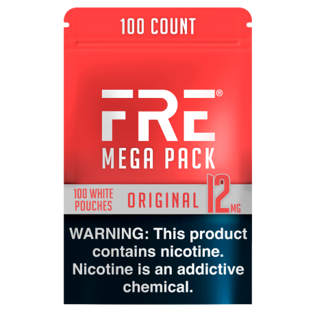 FRE Original Mega Pack 12MG Nicotine Pouches - Bundle