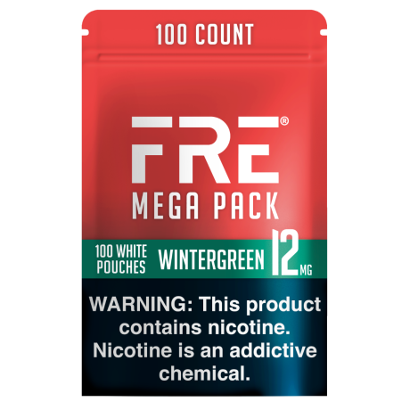 FRE Wintergreen Mega Pack 12MG Nicotine Pouches - Bundle