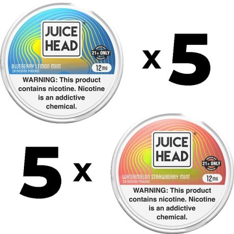 JUICE HEAD 12mg Bestsellers - Ten Count