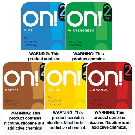 on! 2mg Mixpack Less Intense