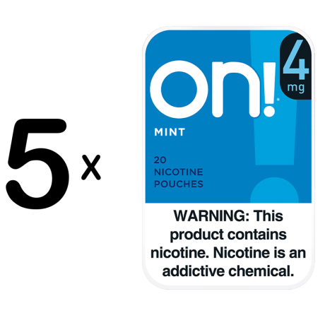 On! Mint 4mg 5 for $10