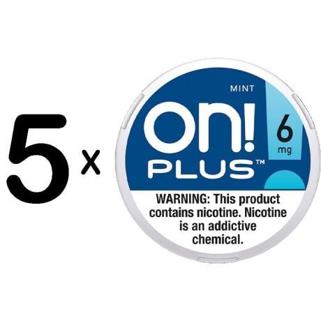 On! Plus Mint 6mg 5for$5