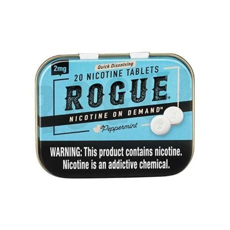 Rogue Peppermint 2mg, Nicotine Tablets Rogue Peppermint 2mg, Nicotine Tablets