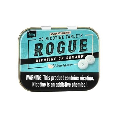 Rogue Wintergreen 4mg, Nicotine Tablets Rogue Wintergreen 4mg, Nicotine Tablets