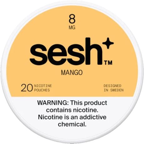 Sesh+ Mango 8mg Nicotine Pouches