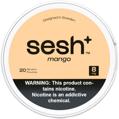 Sesh+ Mango 8mg Nicotine Pouches