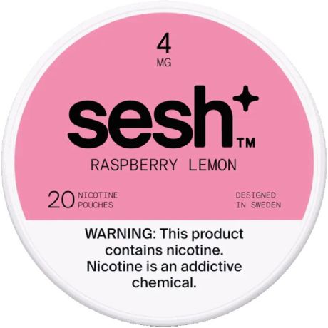 Sesh+ Raspberry Lemon 4mg
