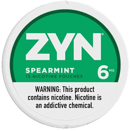 ZYN 6mg Spearmint Nicotine Pouches