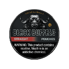 Black Buffalo Straight Nicotine Pouches