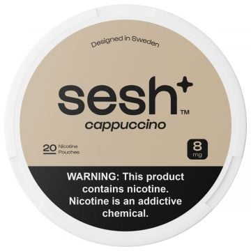 Sesh+ Cappuccino 8mg Nicotine Pouches