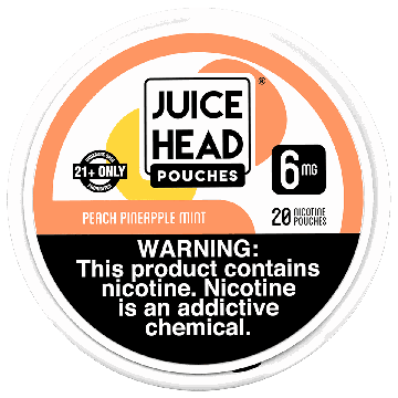 Juice Head Pouches Peach Pineapple Mint 6MG
