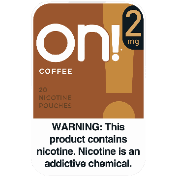 on! 2mg Coffee Nicotine Pouches