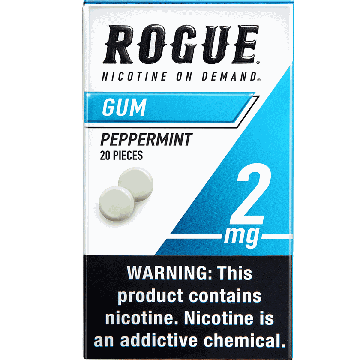 Rogue Peppermint 2mg, Nicotine gum