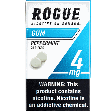 Rogue Peppermint 4mg, Nicotine gum
