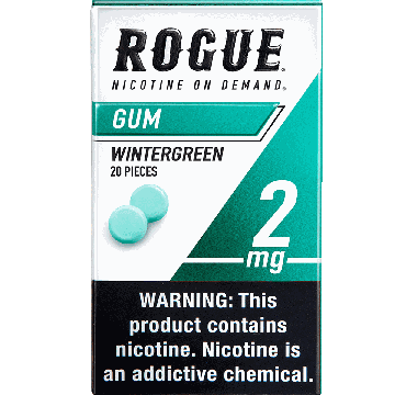 Rogue Wintergreen 2mg, Nicotine gum