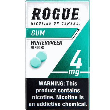 Rogue Wintergreen 4mg, Nicotine gum