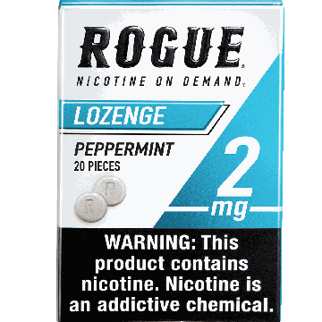 Rogue Peppermint 2mg, Nicotine Lozenges