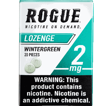 Rogue Wintergreen 2mg, Nicotine Lozenges