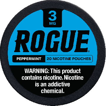 Rogue Peppermint 3mg, Nicotine Pouches