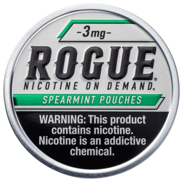 Rogue Spearmint 3MG Nicotine Pouches