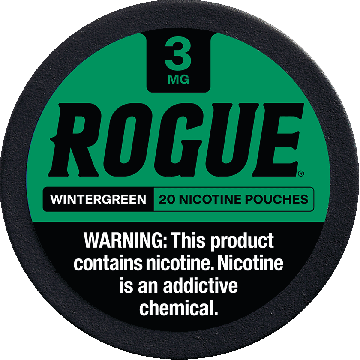 Rogue Wintergreen 3mg, Nicotine Pouches Rogue Wintergreen 3mg, Nicotine Pouches