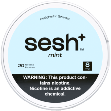Sesh+ Mint 8mg Nicotine Pouches