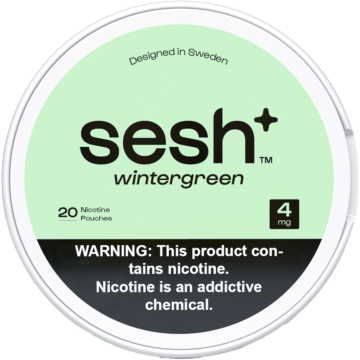 Sesh+ Wintergreen 4mg Nicotine Pouches