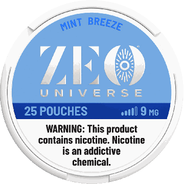 ZEO Universe Mint Breeze 9mg Nicotine Pouches