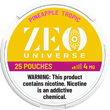 ZEO Universe Pineapple Tropic 4mg Nicotine Pouches