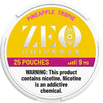 ZEO Universe Pineapple Tropic 9mg Nicotine Pouches