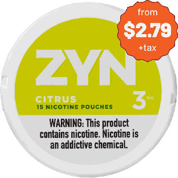 ZYN Citrus 3MG Nicotine Pouches