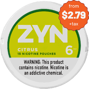 ZYN 6mg Citrus Nicotine Pouches